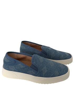 Lucky Brand Blue Denim Gimmony Slip-on Sneakers